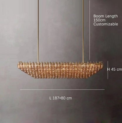 Aurelia Glass Chandelier