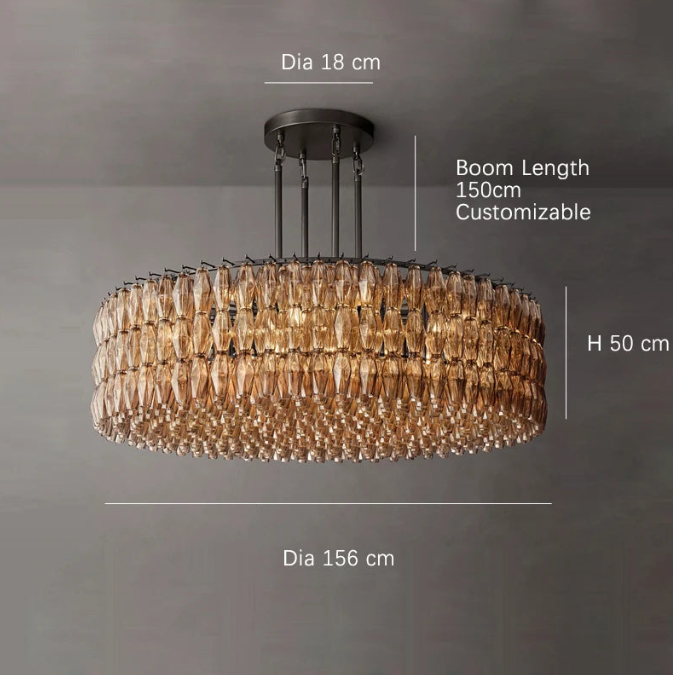 Aurelia Glass Chandelier