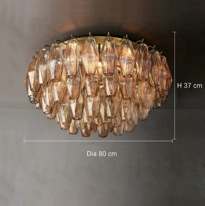 Aurelia Glass Chandelier