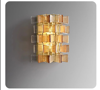 Marbella Blue Orbit Wall Lamp