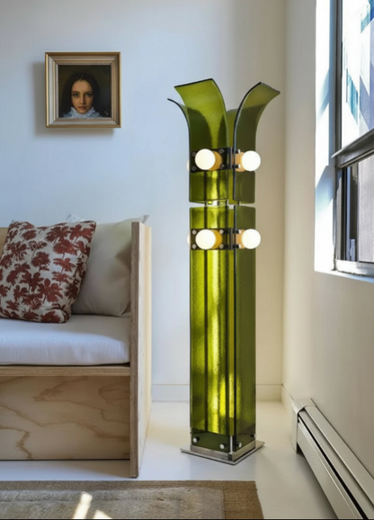 PalmGlow Floor Lamp