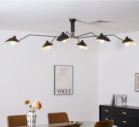 Vertex Orbit Spider Arm Ceiling light