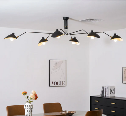 Vertex Orbit Spider Arm Ceiling light