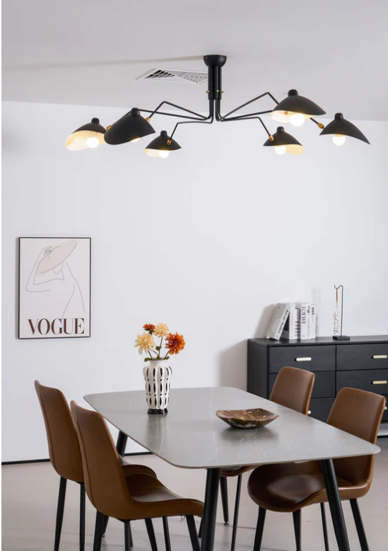 Vertex Orbit Spider Arm Ceiling light