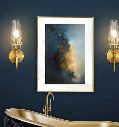 Regalia Prism Brass Wall Sconce