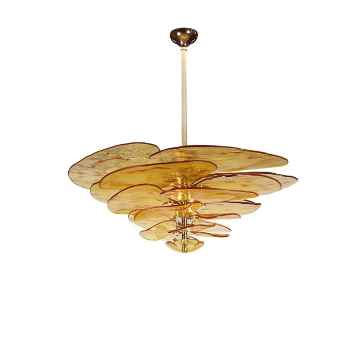Aurora PetalWave Art Glass Chandelier
