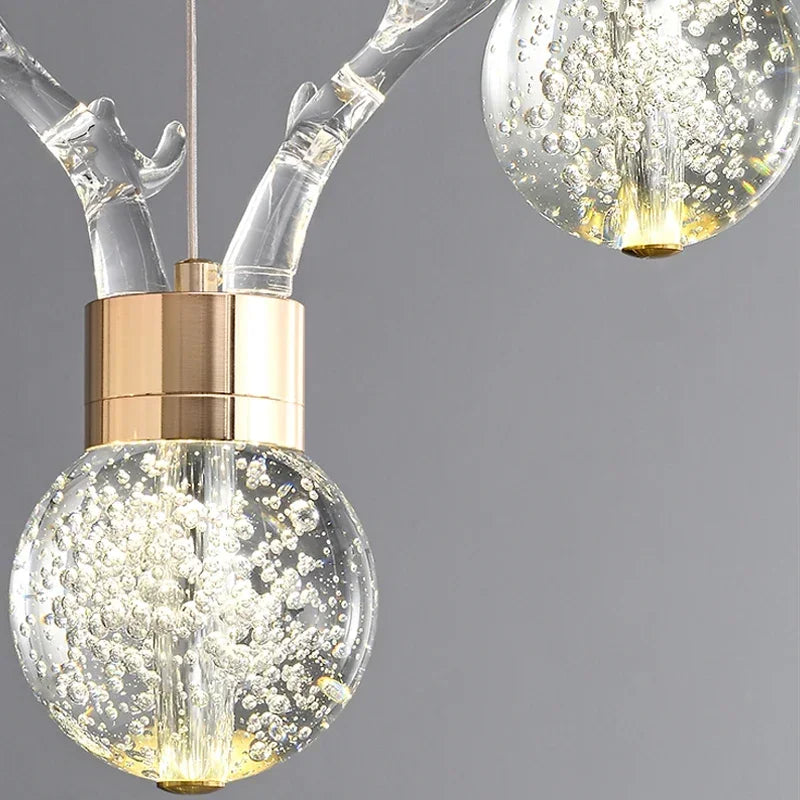 Luminora Bubble  Deer  Chandelier