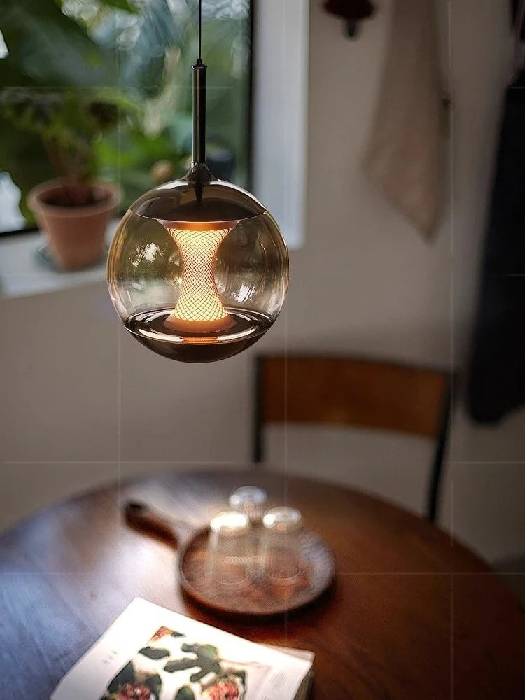 Italian Glass Pendant Light