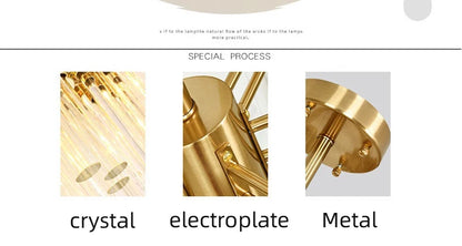 Aurora Blossom Glass Chandelier