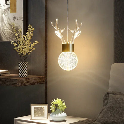 Luminora Bubble  Deer  Chandelier