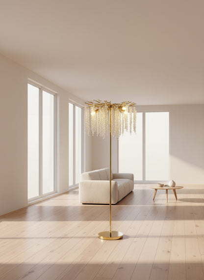 K9 Crystal LED Floor Lamp