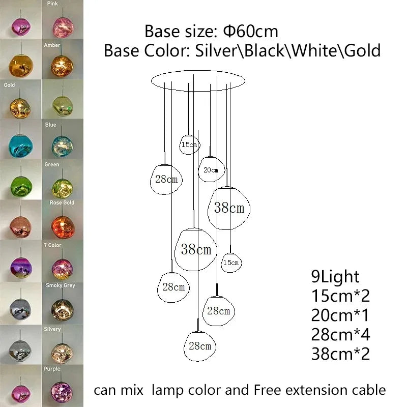 Melt Round Pendant System