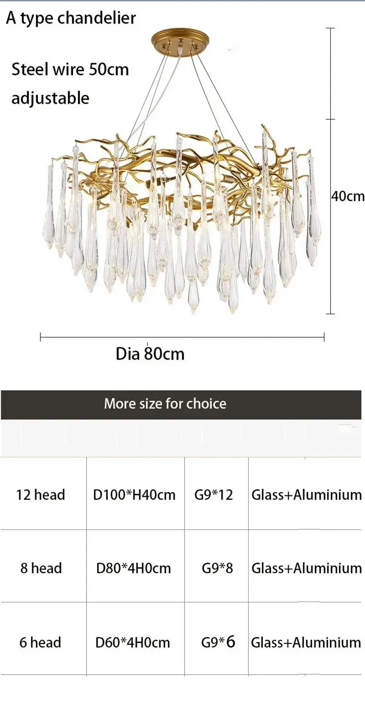 Zimulong Modern Crystal Chandelier