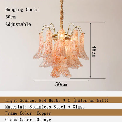 Venini Luxora Glass Chandeliers