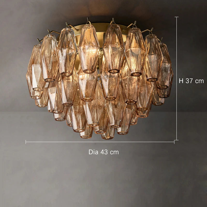 Aurelia Glass Chandelier