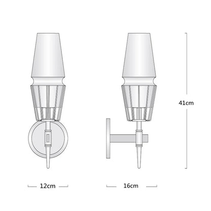 Regalia Prism Brass Wall Sconce
