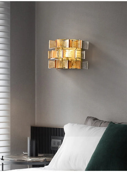 Marbella Blue Orbit Wall Lamp