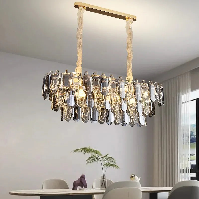 Lustra Nova Crystal Cascade Chandelier
