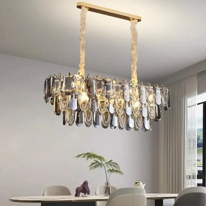Lustra Nova Crystal Cascade Chandelier